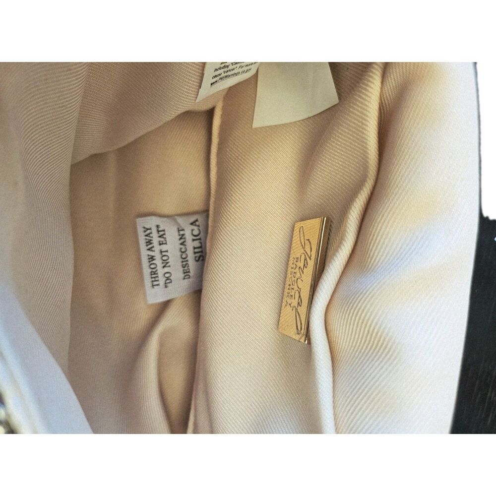 Badgley Mischka Silver Small Bag Clutch Purse - Picture 7 of 9